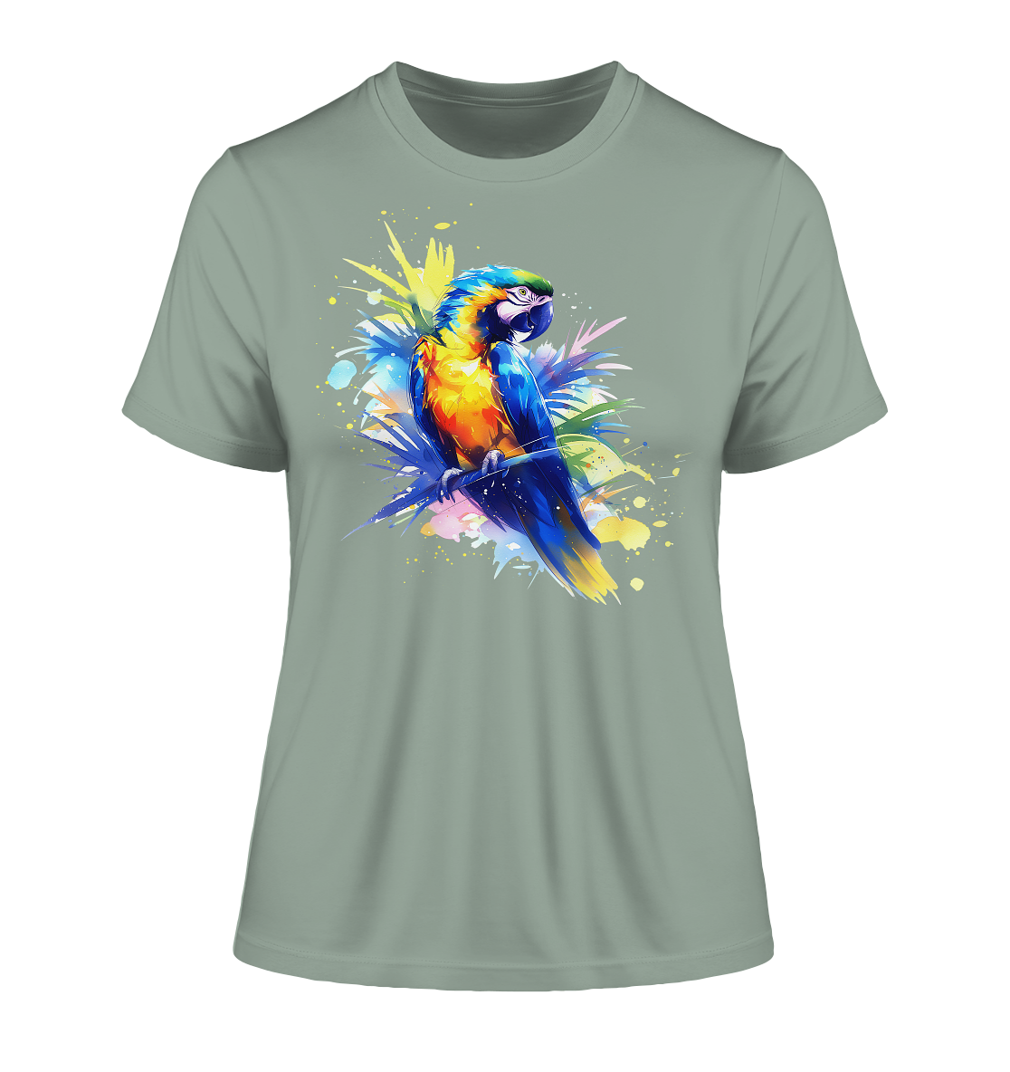 Papagei - Fitted Ladies Organic Shirt