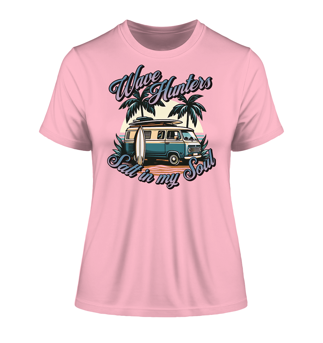 Wave Hunters - Fitted Ladies Organic Shirt