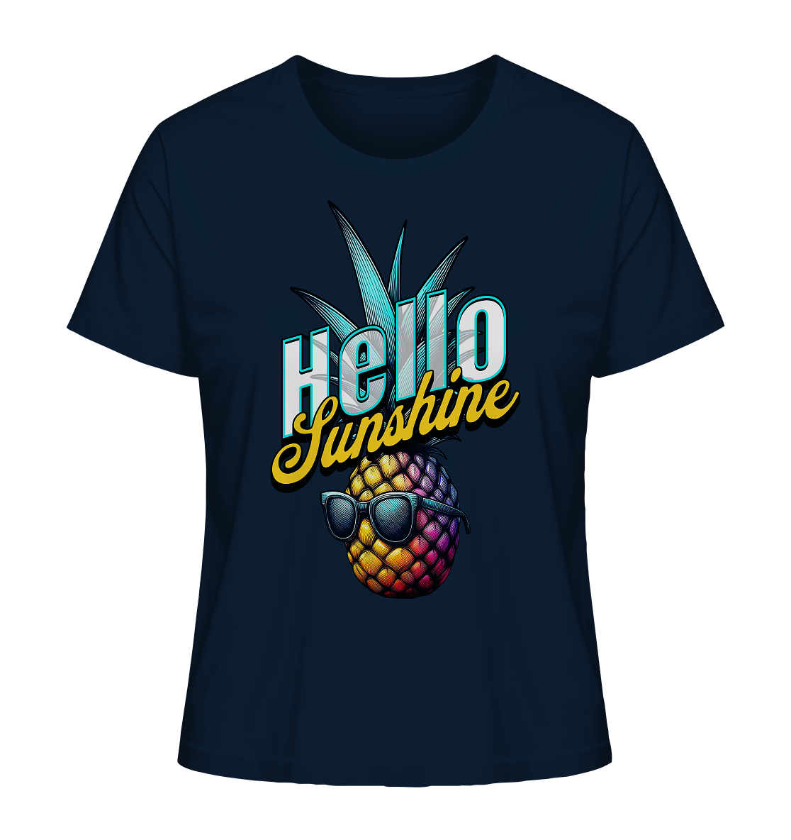 Sunshine Ananas - Ladies Organic Shirt