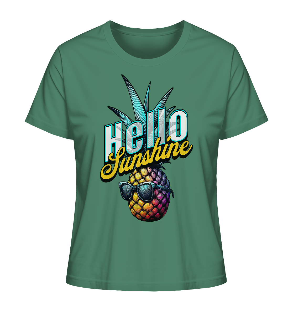 Sunshine Ananas - Ladies Organic Shirt