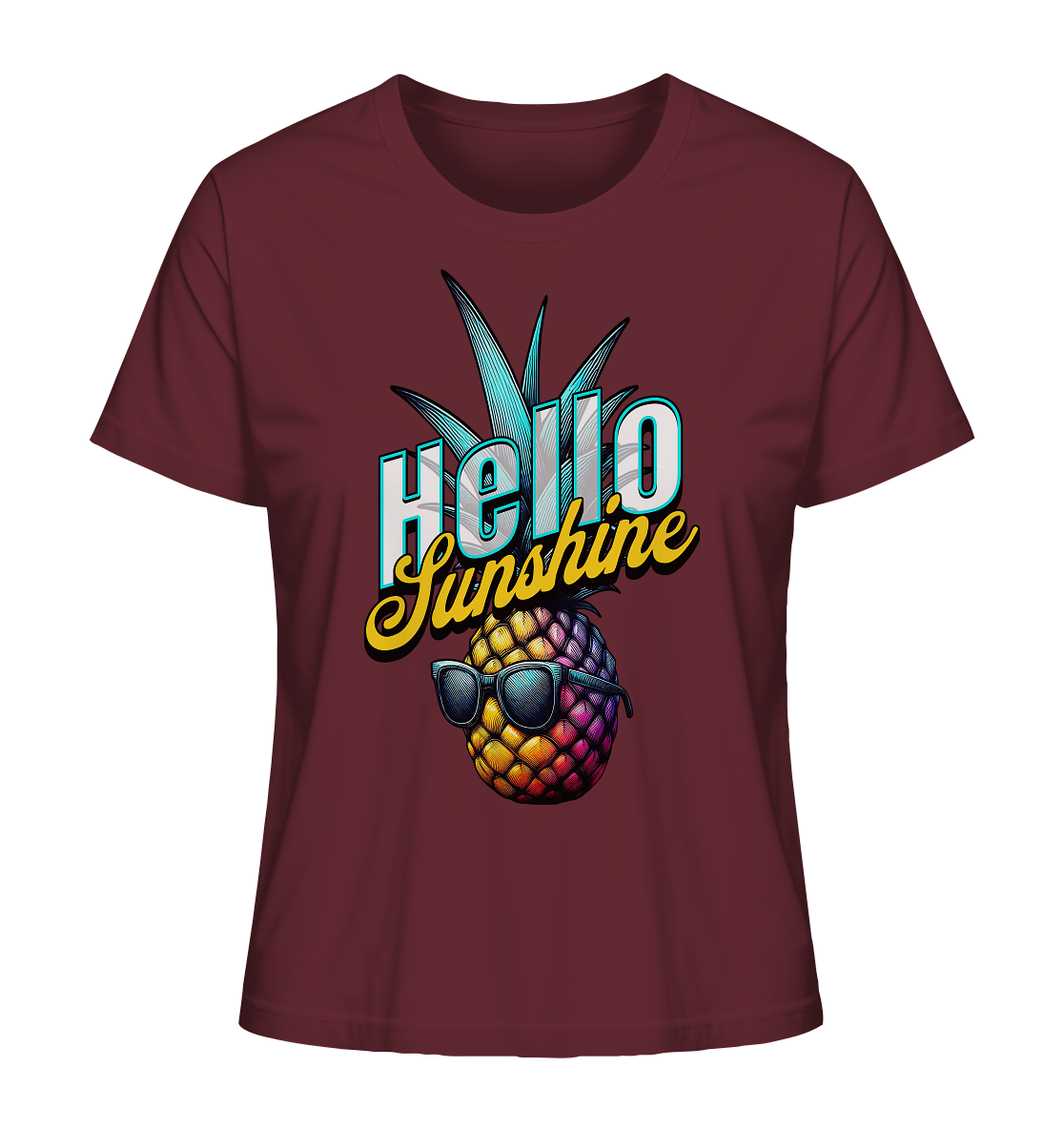 Sunshine Ananas - Ladies Organic Shirt