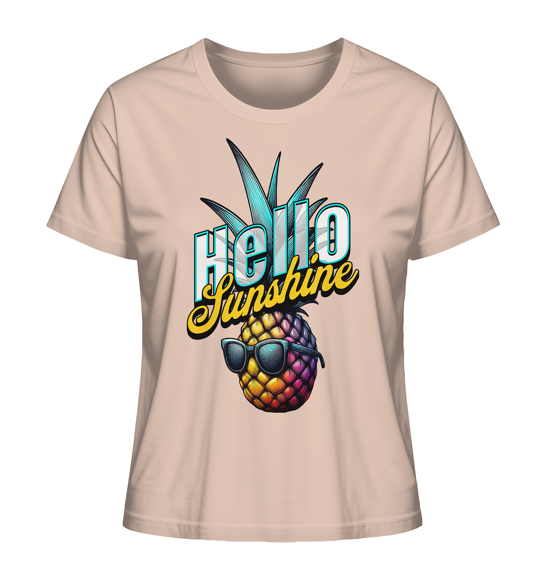 Sunshine Ananas - Ladies Organic Shirt