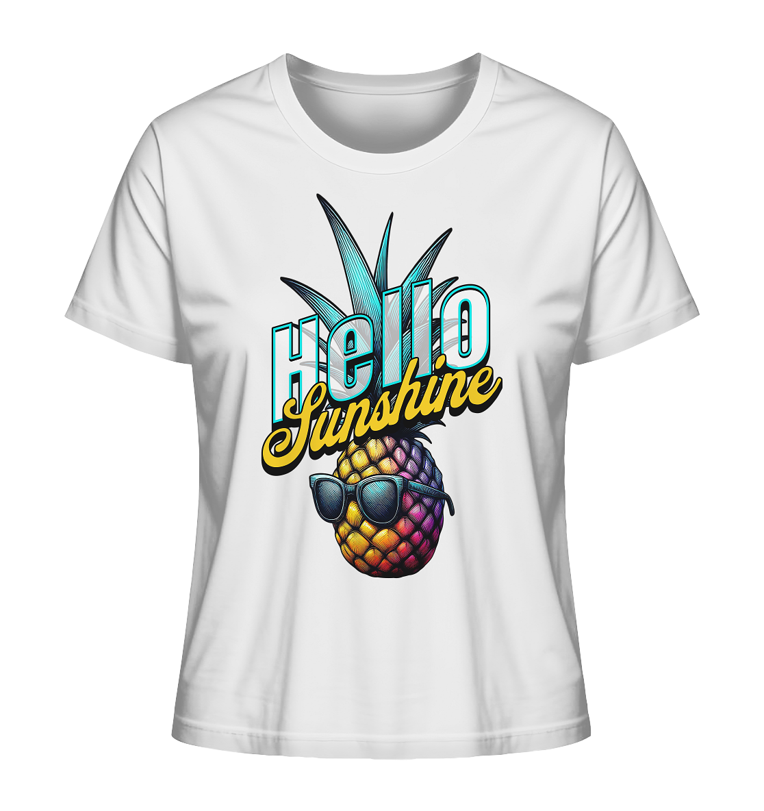 Sunshine Ananas - Ladies Organic Shirt