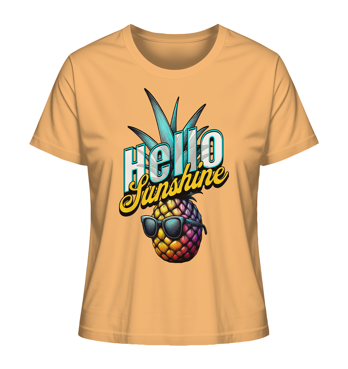 Sunshine Ananas - Ladies Organic Shirt