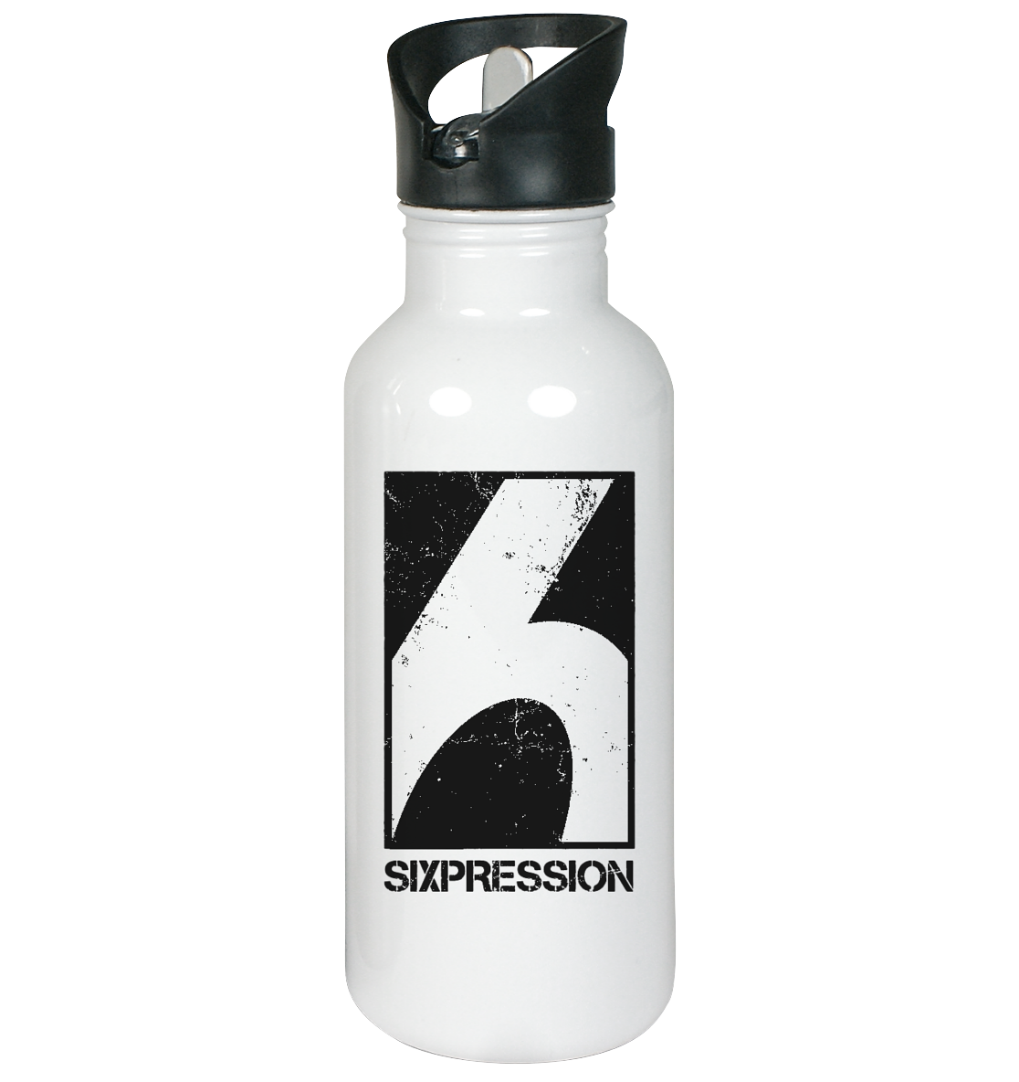 na logo! - Edelstahl-Trinkflasche