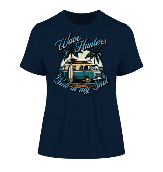 Wave Hunters - Fitted Ladies Organic Shirt