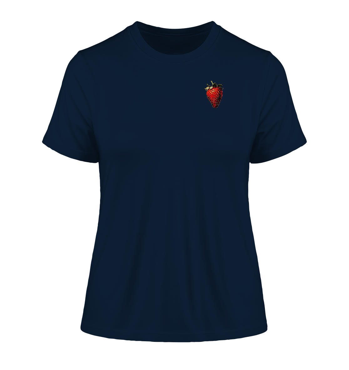 Erdbeere - Fitted Ladies Organic Shirt