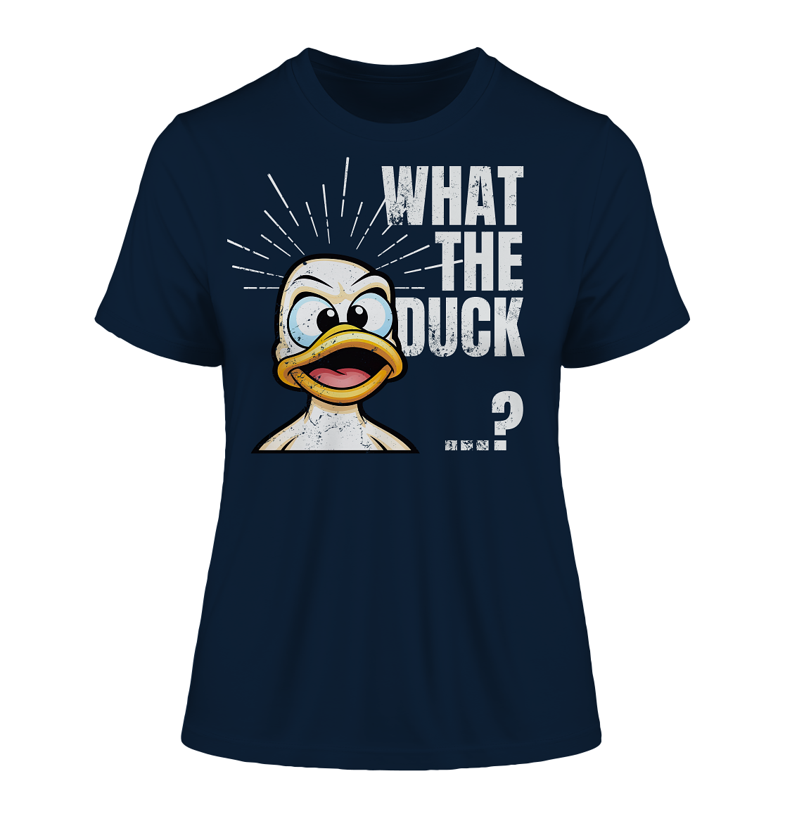 What the ... - Fitted Ladies Organic Shirt