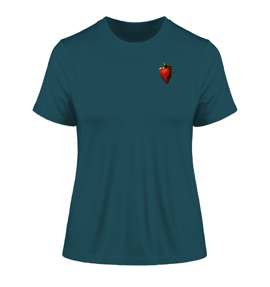 Erdbeere - Fitted Ladies Organic Shirt