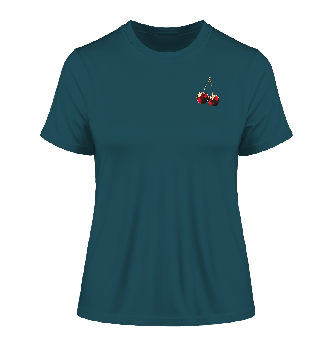 Kirschen - Fitted Ladies Organic Shirt