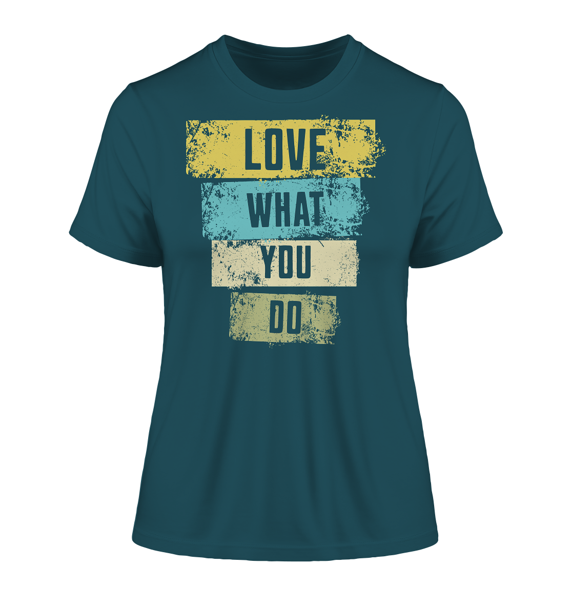 Love What You Do - Fitted Ladies Organic Shirt
