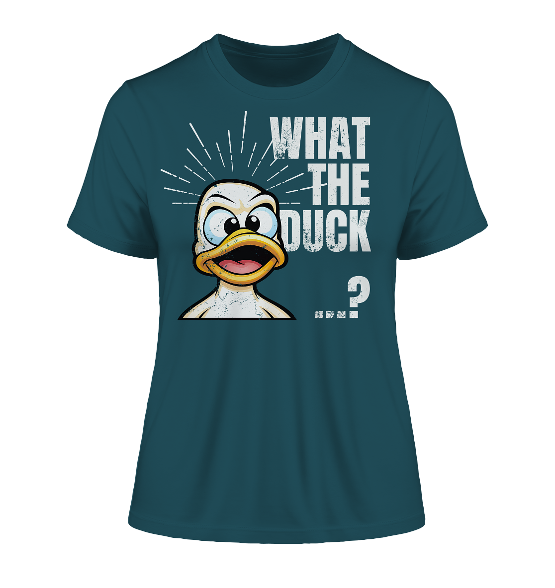 What the ... - Fitted Ladies Organic Shirt