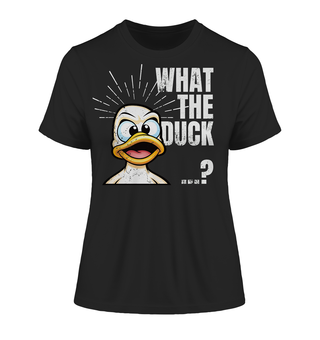 What the ... - Fitted Ladies Organic Shirt