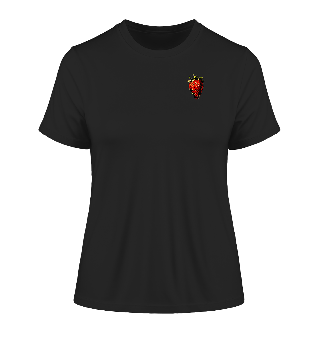 Erdbeere - Fitted Ladies Organic Shirt