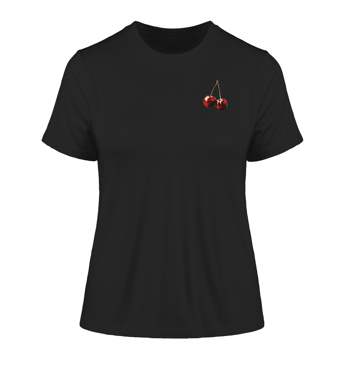 Kirschen - Fitted Ladies Organic Shirt