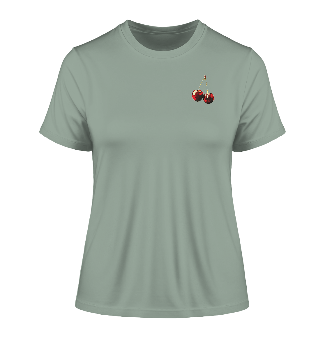 Kirschen - Fitted Ladies Organic Shirt