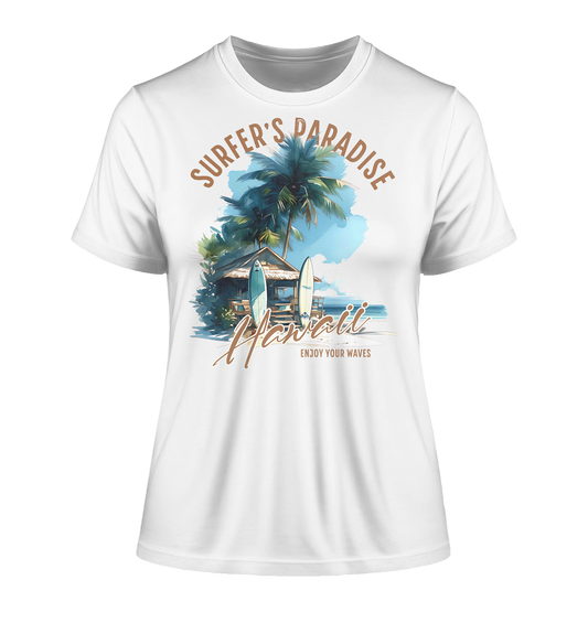 Surfer´s Paradise - Fitted Ladies Organic Shirt