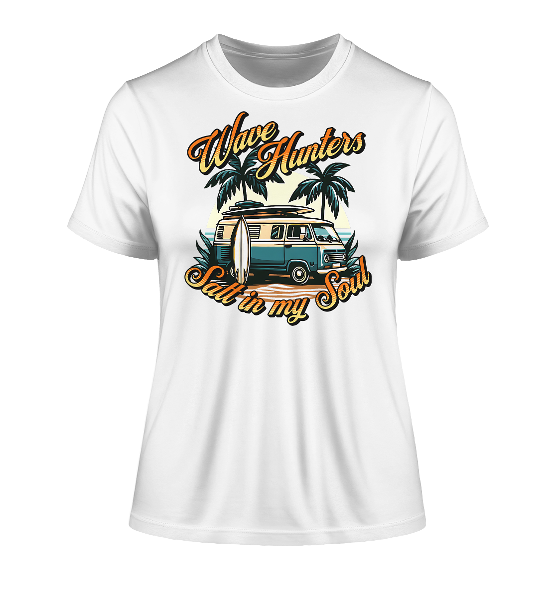 Wave Hunters - Fitted Ladies Organic Shirt