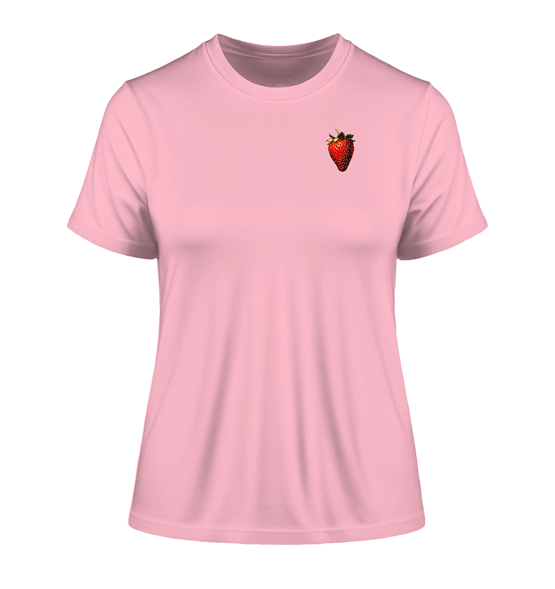 Erdbeere - Fitted Ladies Organic Shirt