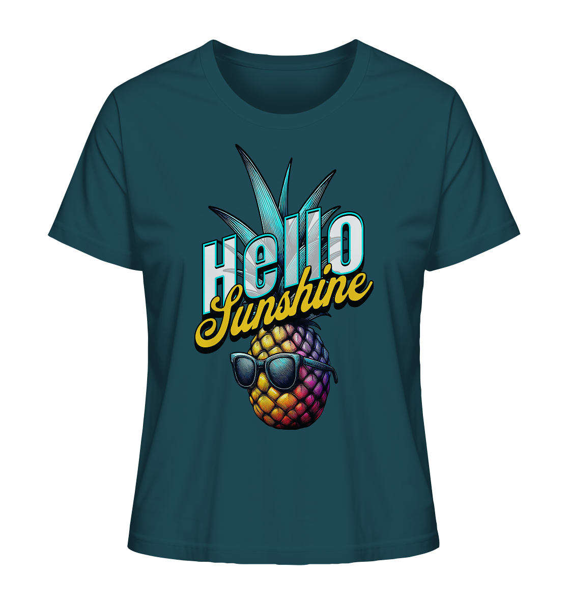 Sunshine Ananas - Ladies Organic Shirt