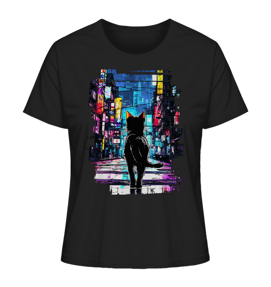 Neon Cat - Ladies Organic Shirt