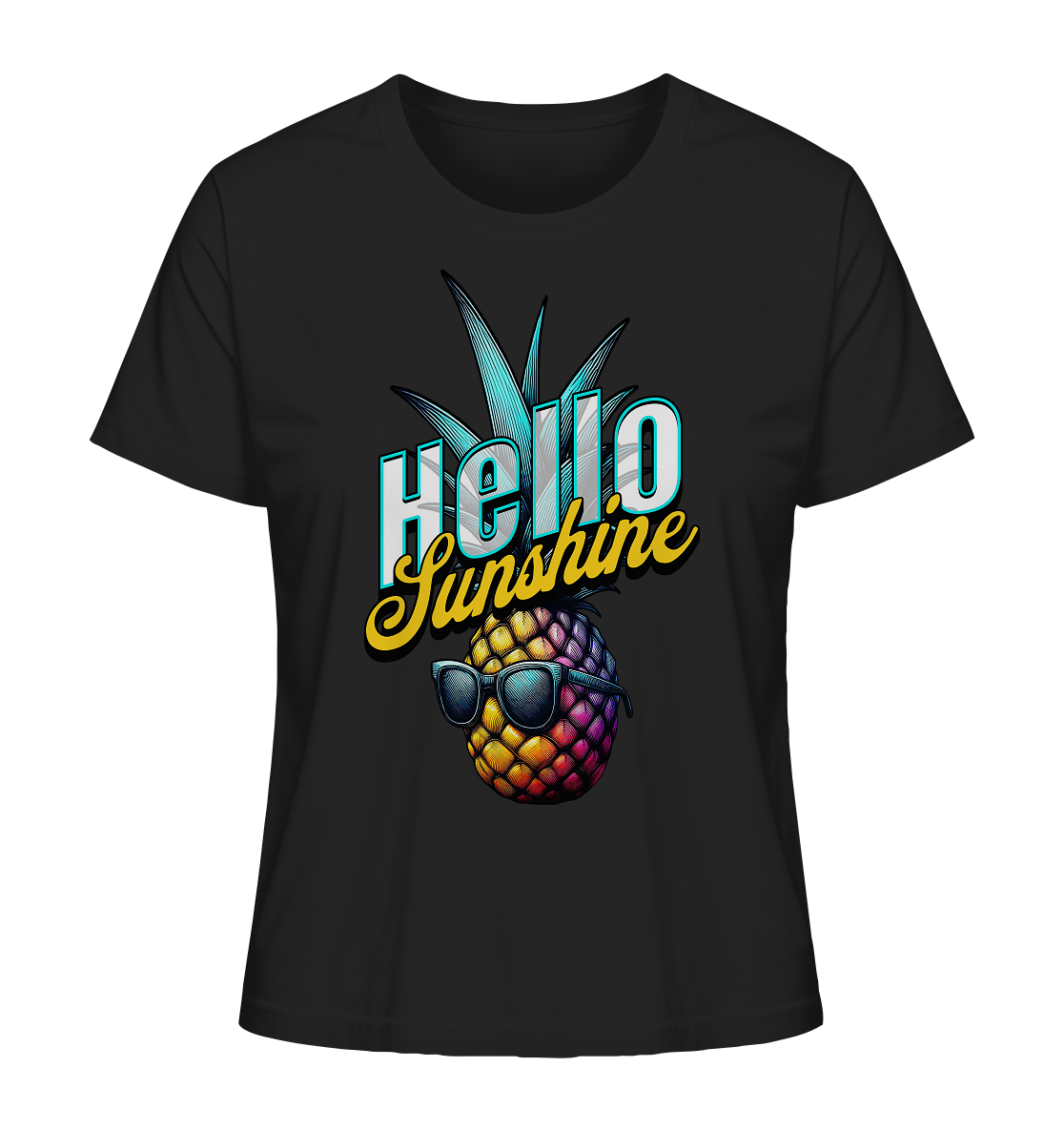 Sunshine Ananas - Ladies Organic Shirt