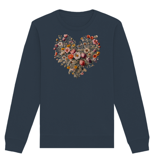Blütenherz - Organic Basic Unisex Sweatshirt