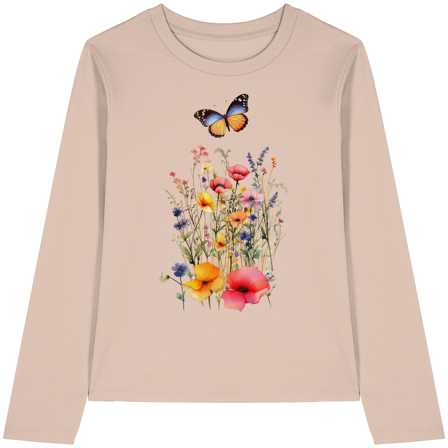 Feldblumen - Womens Organic Longsleeve T-Shirt