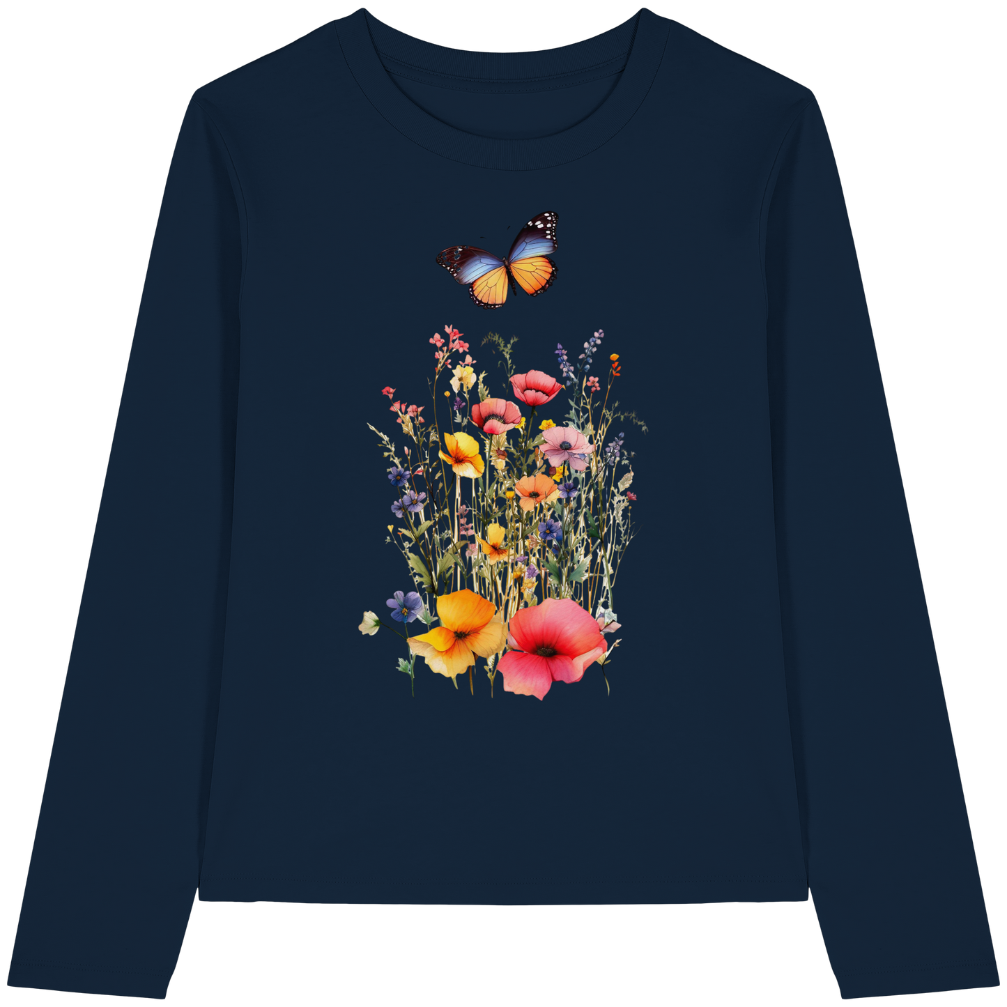 Feldblumen - Womens Organic Longsleeve T-Shirt