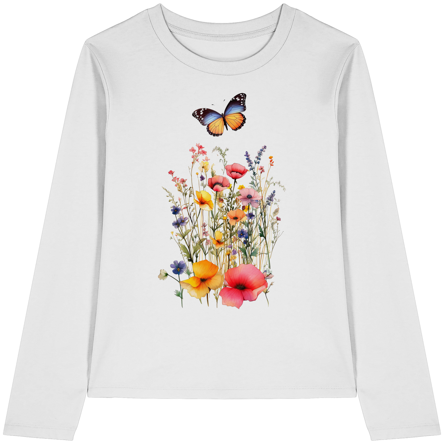 Feldblumen - Womens Organic Longsleeve T-Shirt